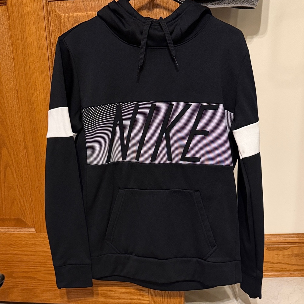 Nike Black and White Graphic Hoodie